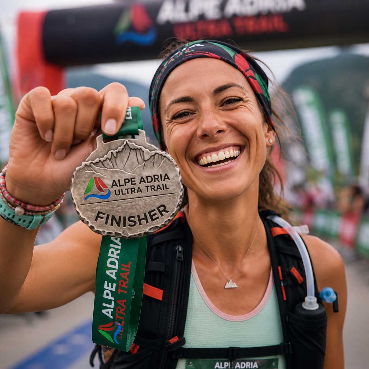 Medaglia finisher Alpe Adria Ultra Trail